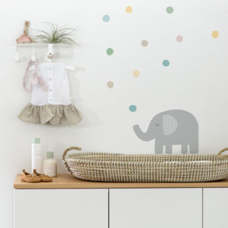 Tresxics Αυτοκόλλητο Τοίχου Elephant Pattern