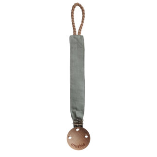 Mushie Κλιπ Πιπίλας Υφασμάτινο Roman Green