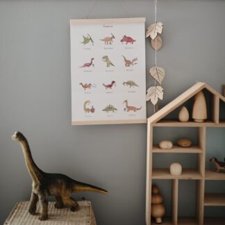 Mushie Αφίσα τοίχου Large Dinosaurs 50x70εκ.