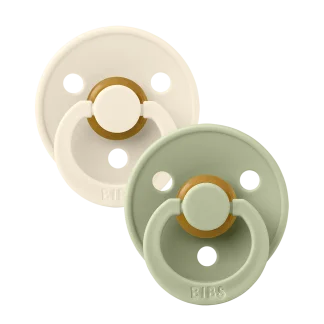 Bibs Πιπίλες Καουτσούκ No3 για 18+ μηνών Colour Ivory / Sage 2τμχ