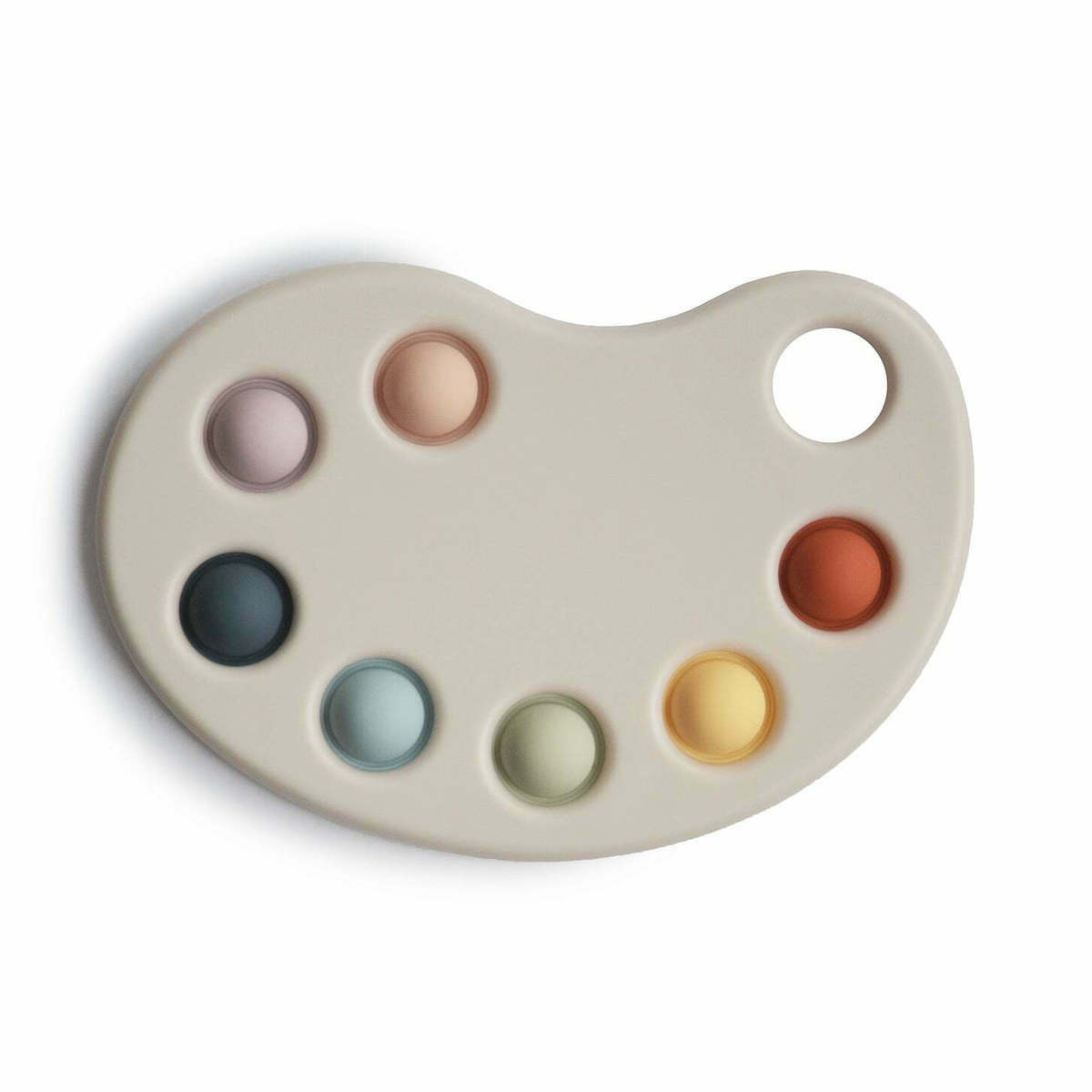 Mushie Παλέτα Χρωμάτων Press Toy Multi