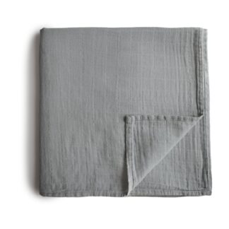Mushie Μουσελίνα από Οργανικό Βαμβάκι Belgian Grey