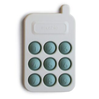 Mushie Παιχνίδι Τηλέφωνο Press Toy Cambridge Blue