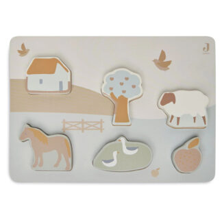 Jollein Ξύλινο Παιδικό Puzzle 6pcs Farm