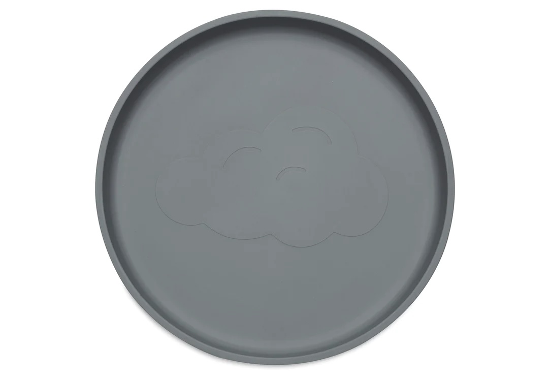 Jollein Πιάτο σιλικόνης Storm Grey
