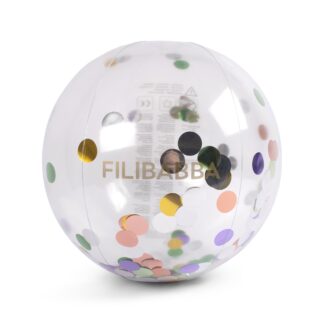 Filibabba Μπάλα Θαλάσσης Φουσκωτή 40 εκ. Rainbow Confetti