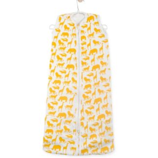 Jollein Υπνόσακος καλοκαιρινός 0,5 tog muslin Safari Ocher για 3-6 μηνών