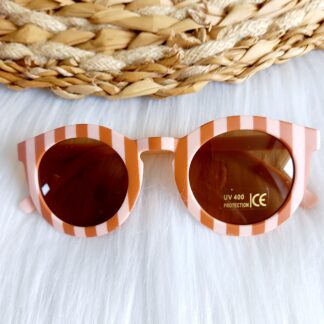 Happy By Lies Γυαλιά ηλίου παιδικά Classic Stripe Blush/Caramel