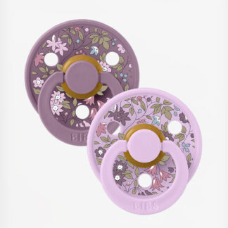 Bibs Πιπίλες Καουτσούκ No2 για 6-18 μηνών Liberty Chamomile Lawn & Violet Sky 2τμχ