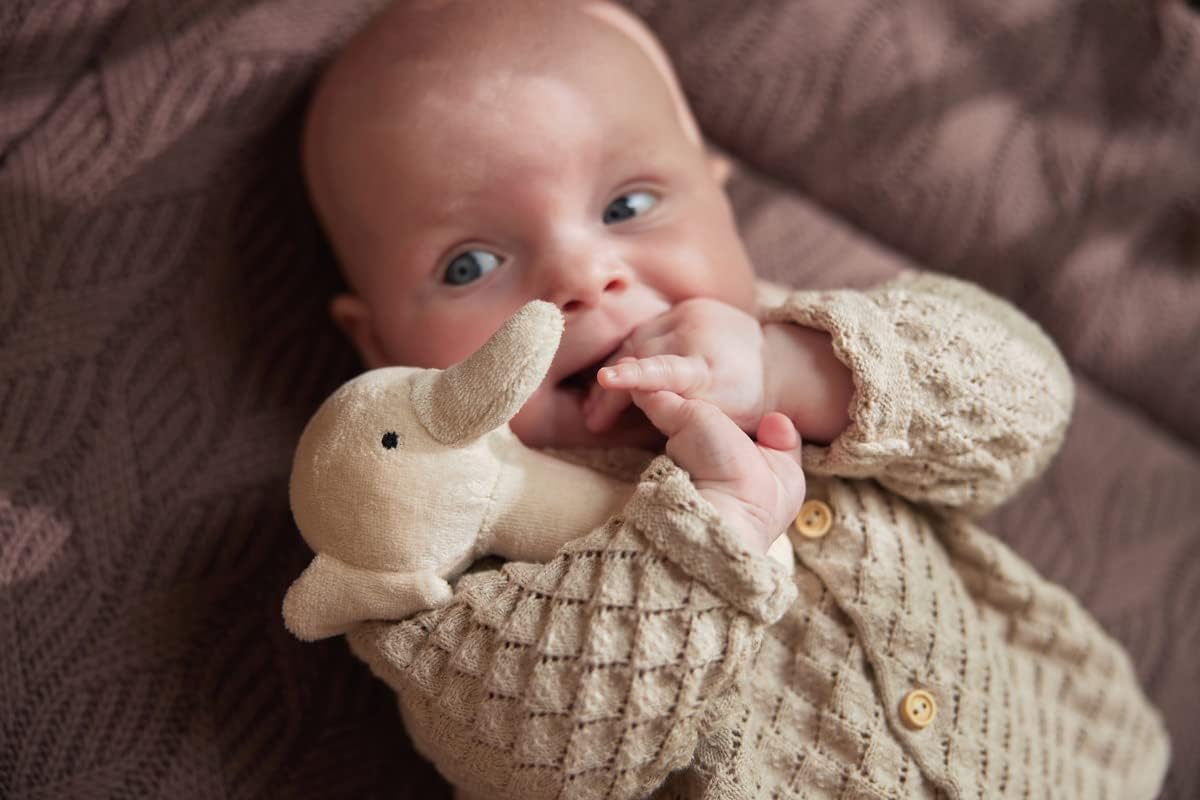 Jollein Χαλάκι Δραστηριοτήτων για Νεογέννητα Knit Chestnut (MxΠ) 100x80cm - Image 5