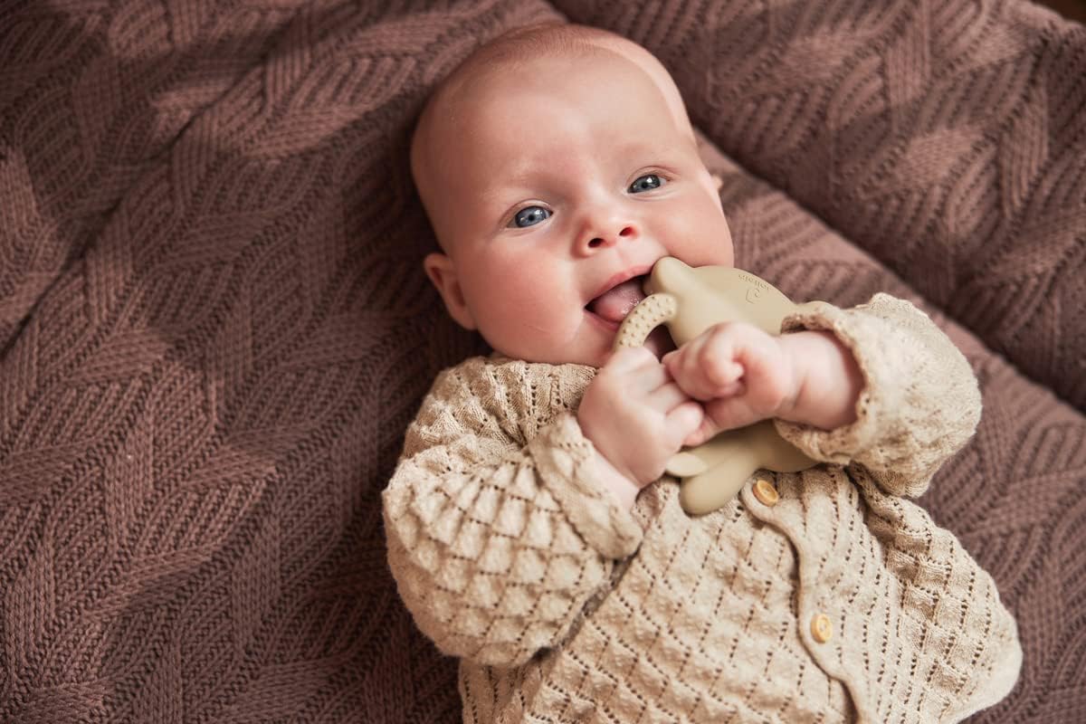 Jollein Χαλάκι Δραστηριοτήτων για Νεογέννητα Knit Chestnut (MxΠ) 100x80cm - Image 6
