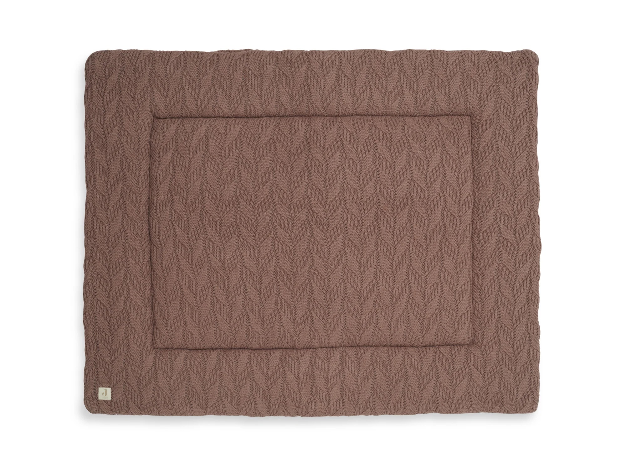 Jollein Χαλάκι Δραστηριοτήτων για Νεογέννητα Knit Chestnut (MxΠ) 100x80cm