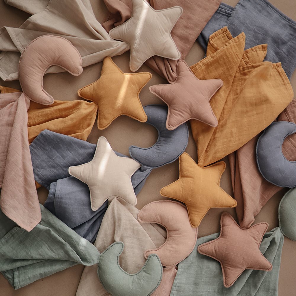 Mushie Πανάκι Αγκαλιάς Star Fall Yellow - Image 2