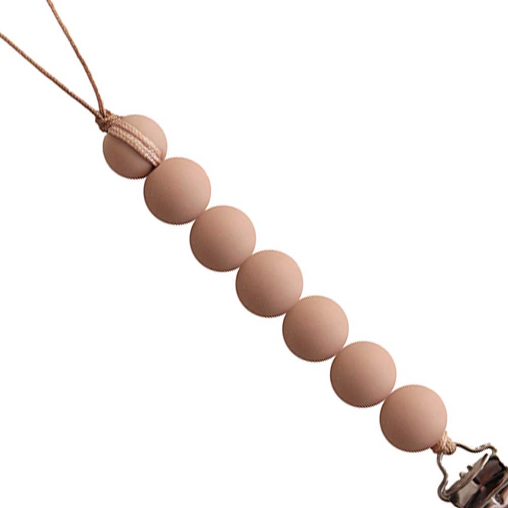 Mushie Κλιπ Πιπίλας Halo Pale Taupe - Image 2