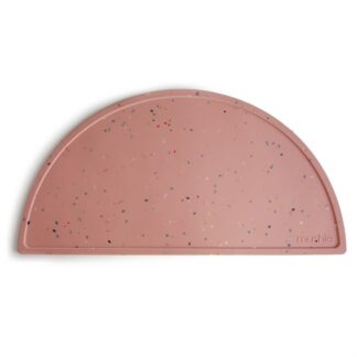 Mushie Σουπλά από Σιλικόνη Powder Pink Confetti