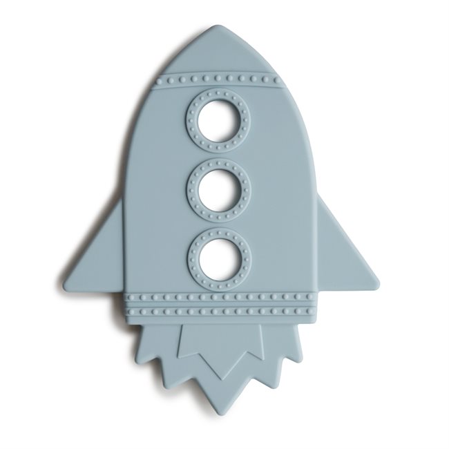 Mushie Μασητικός Κρίκος Οδοντοφυΐας Rocket Cloud από Σιλικόνη
