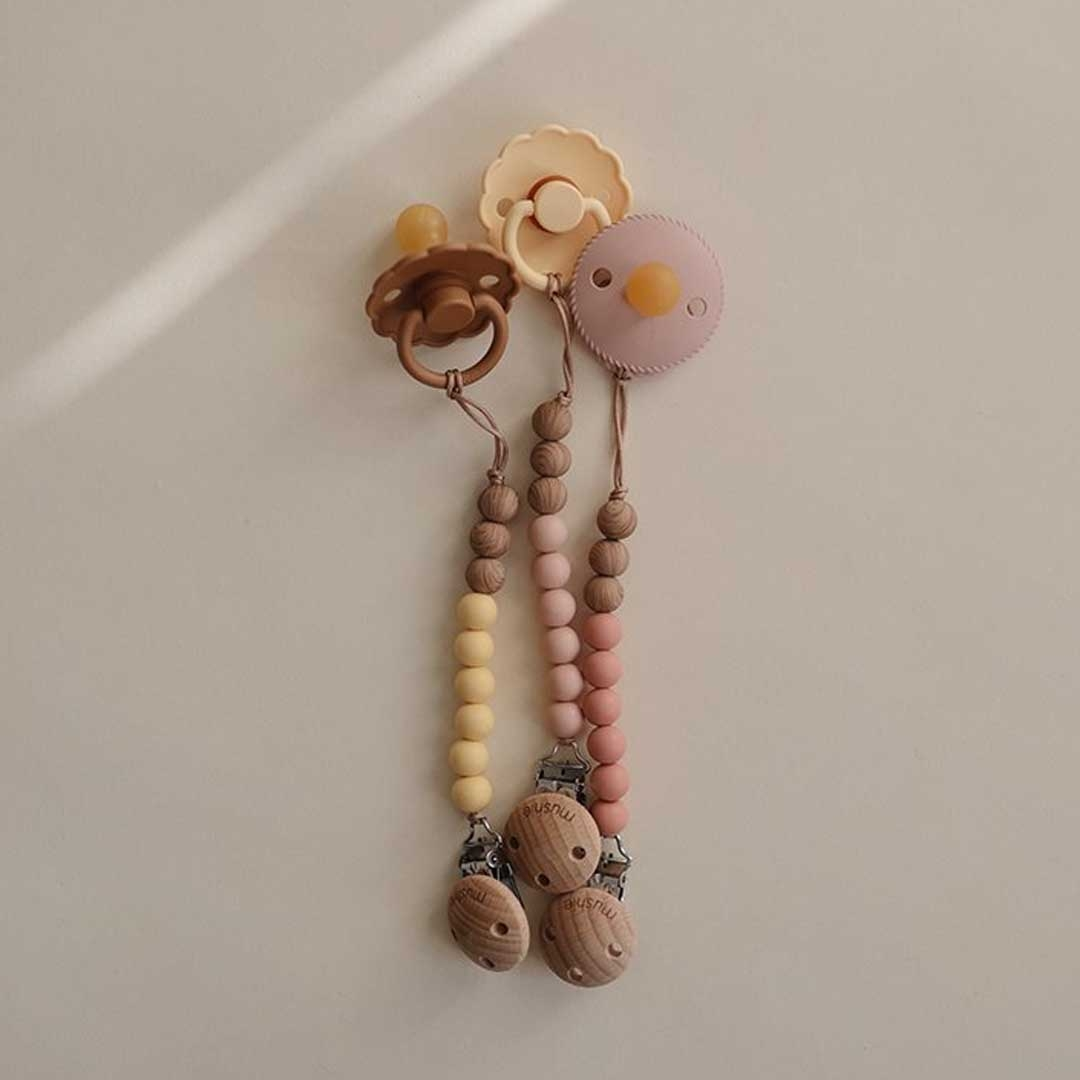 Mushie Κλιπ Πιπίλας Eva Cloudy Mauve - Image 4