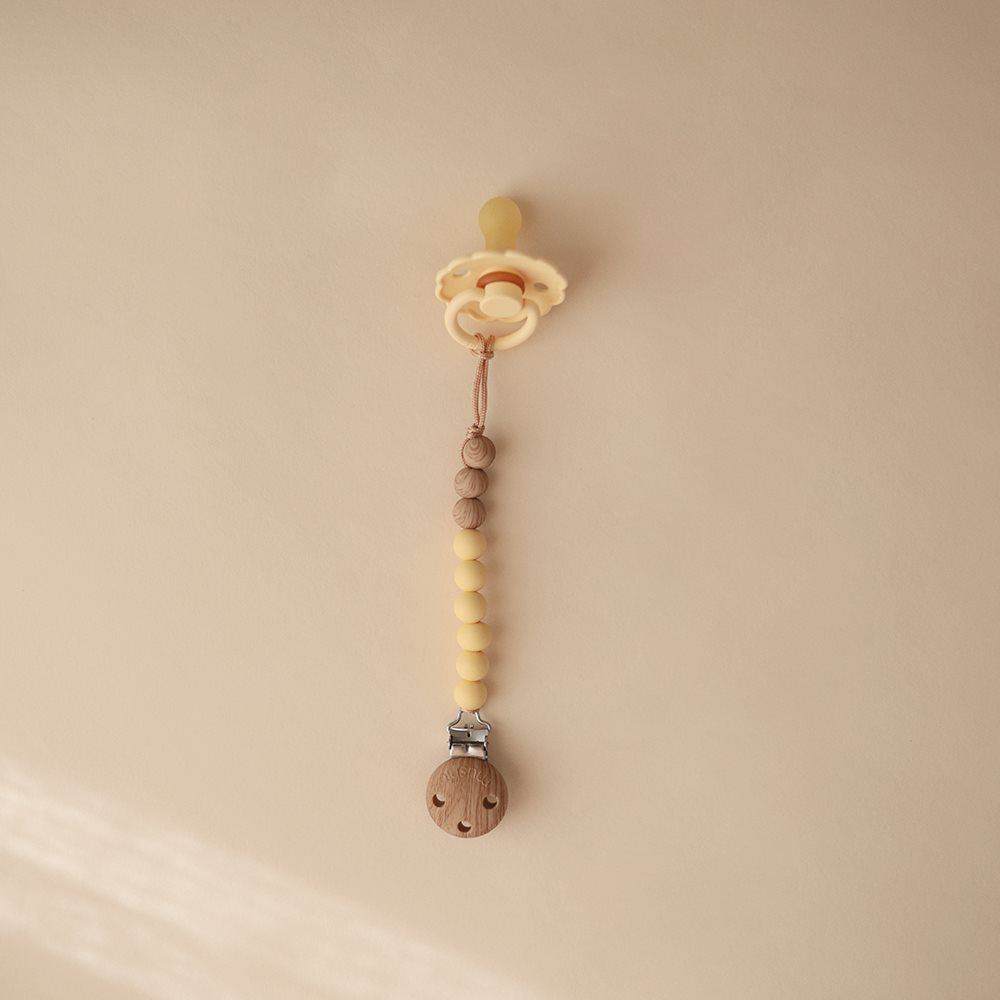 Mushie Κλιπ Πιπίλας Eva Mustard Yellow - Image 3