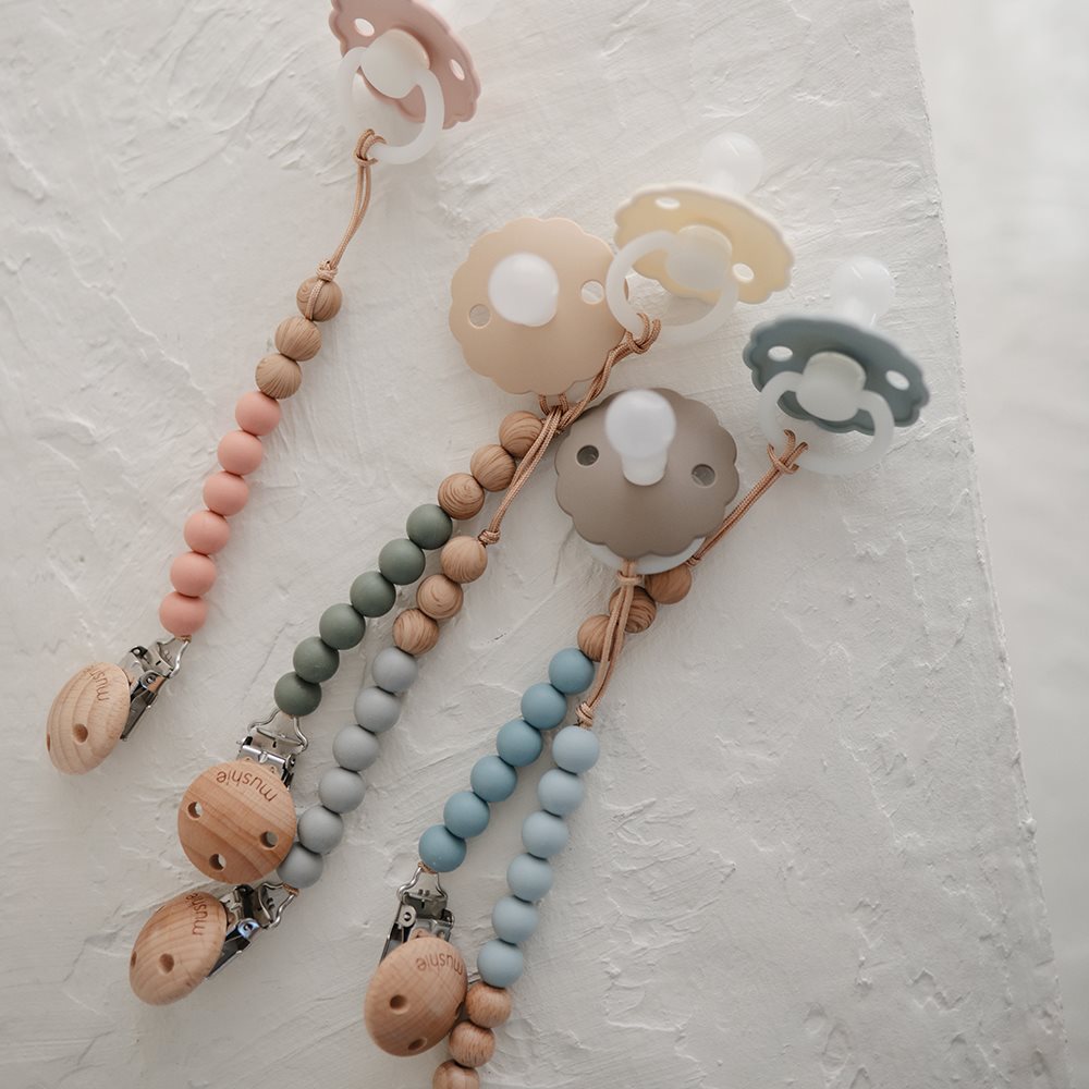 Mushie Κλιπ Πιπίλας Eva Stone - Image 5