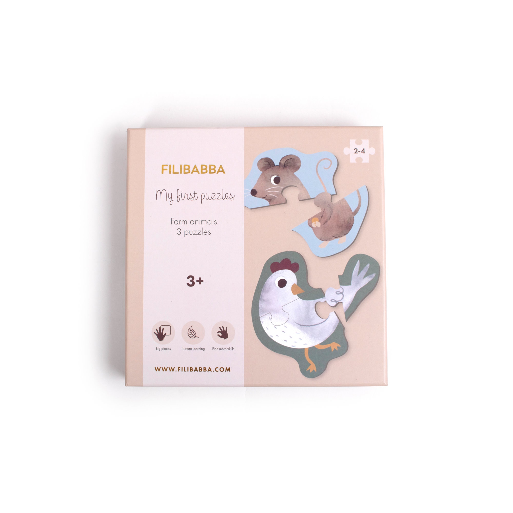 Filibabba Παζλ My first Puzzles 3 τεμάχια