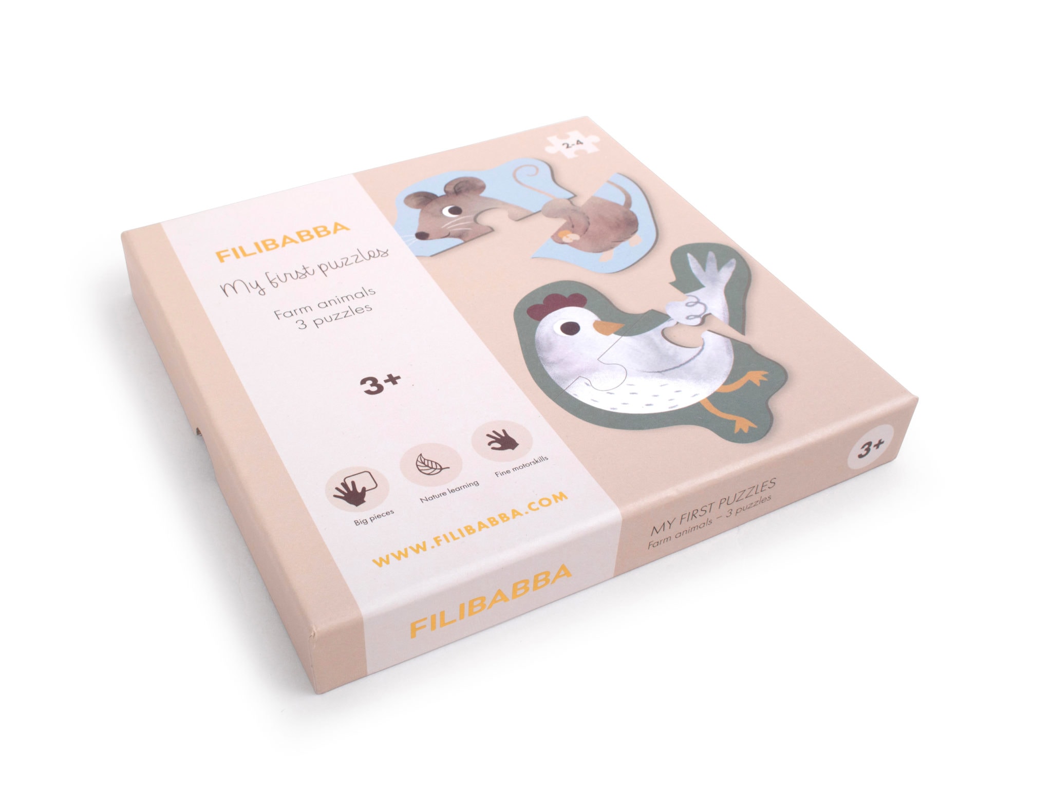 Filibabba Παζλ My first Puzzles 3 τεμάχια - Image 2