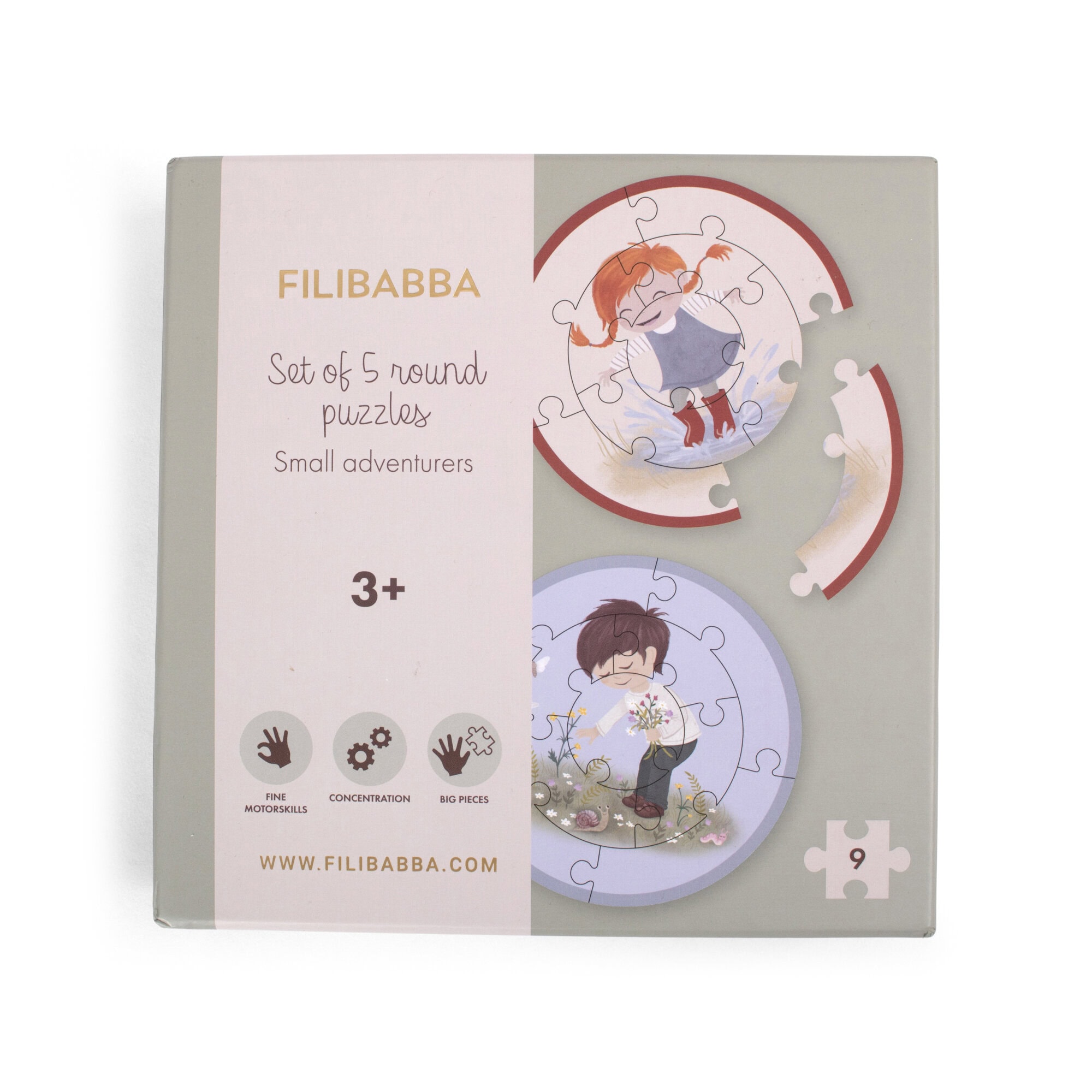 Filibabba Παζλ Small Adventures 5 τεμάχια