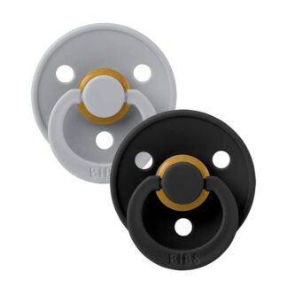 Bibs Πιπίλες Καουτσούκ No3 για 18+ μηνών Colour Cloud / Black 2τμχ