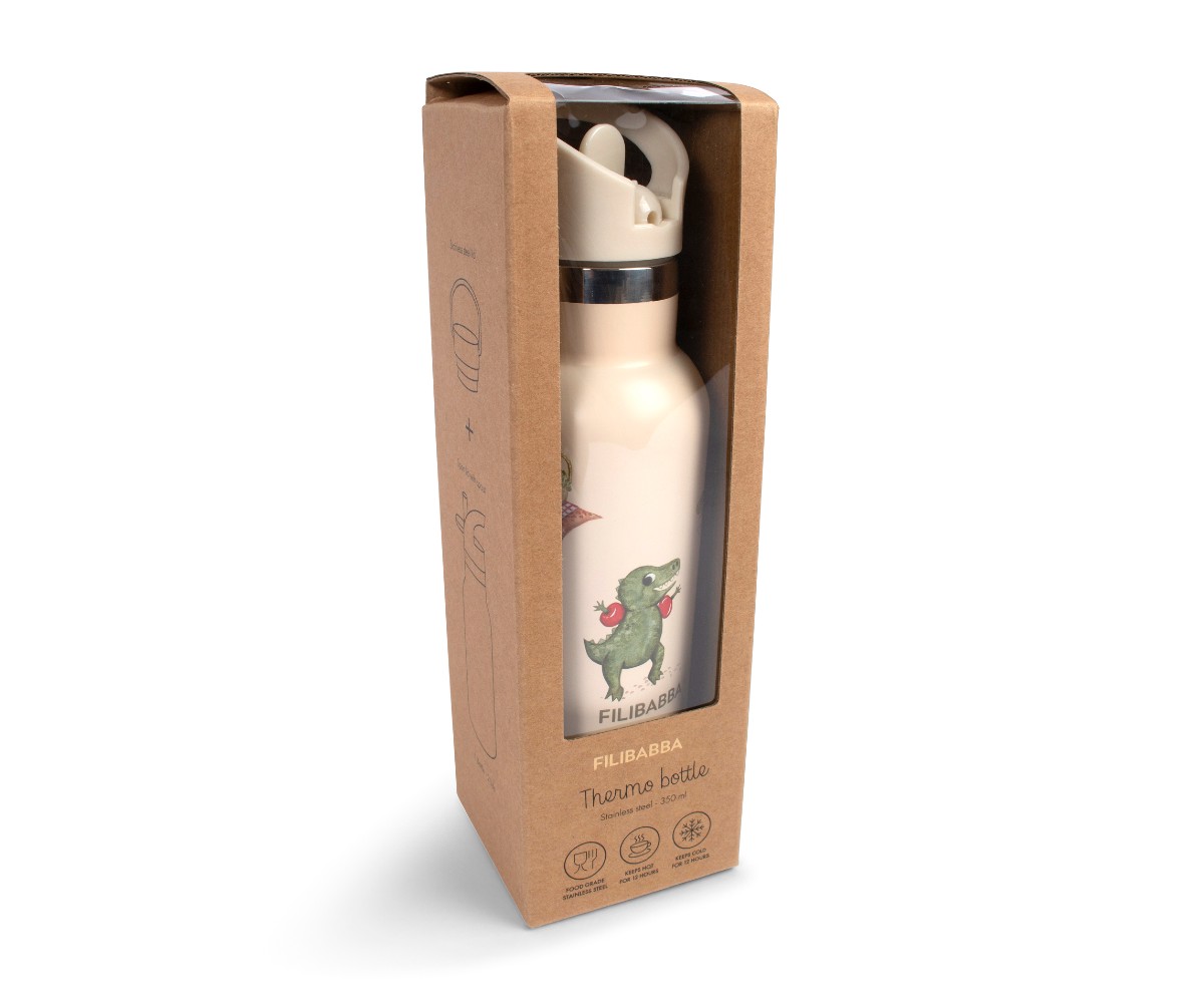 Filibabba Παγούρι θερμός 350ml Dino Beach - Image 3