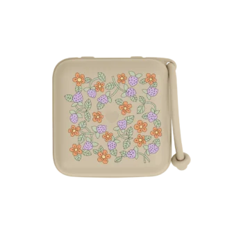 Bibs Θήκη Πιπίλας Liberty Strawberries/Cream Vanilla