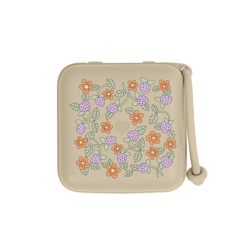 Bibs Θήκη Πιπίλας Liberty Strawberries/Cream Vanilla