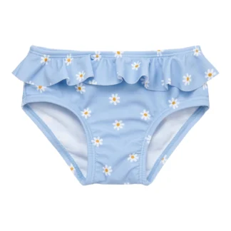 Little Dutch Παιδικό μαγιό με βολάν για κορίτσια Daisies Blue
