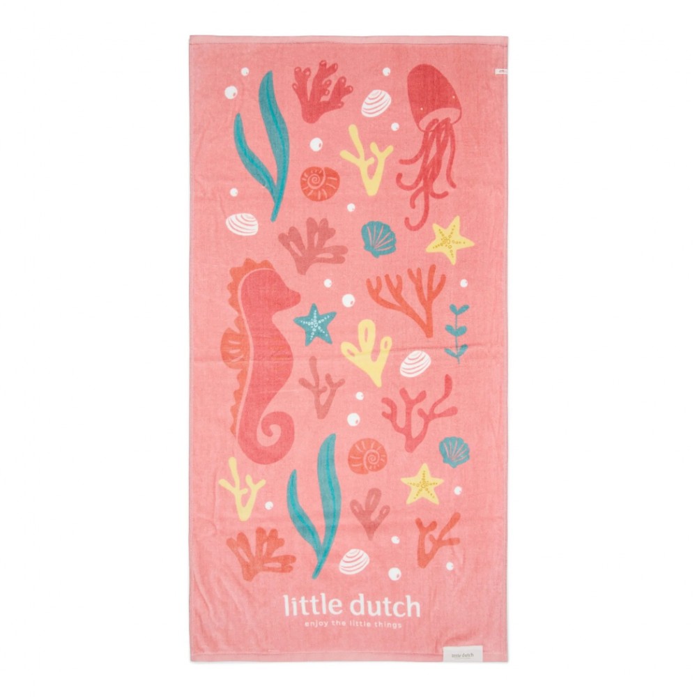 Little Dutch Πετσέτα Θαλάσσης Ocean Treasures Pink