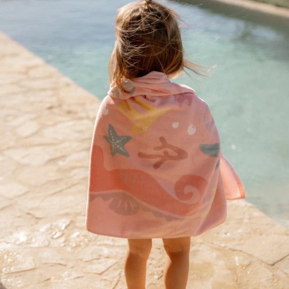 Little Dutch Πετσέτα Θαλάσσης Ocean Treasures Pink - Image 3