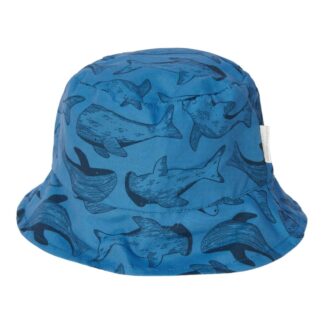 Little Dutch Παιδικό καπέλο ήλιου διπλής όψης Sea Life Blue 2-12m