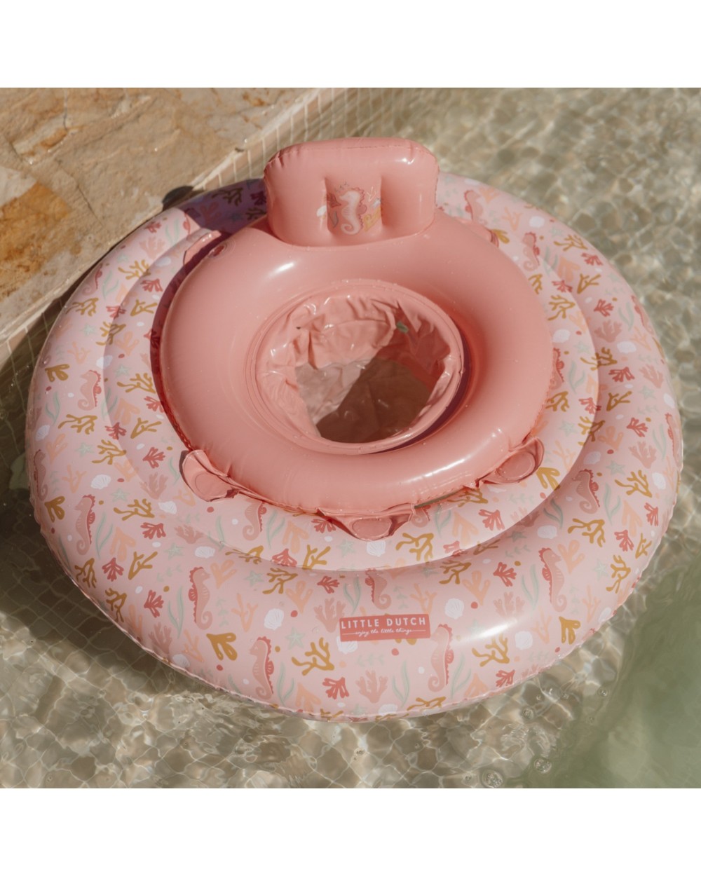 Little Dutch Βρεφικό σωσίβιο Ocean Dreams Ροζ - Image 5