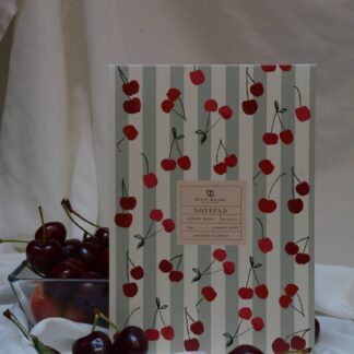 Petit Manou Σημειωματάριο Cherry Stripes