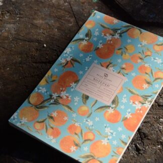 Petit Manou Σημειωματάριο Oranges Turquoise