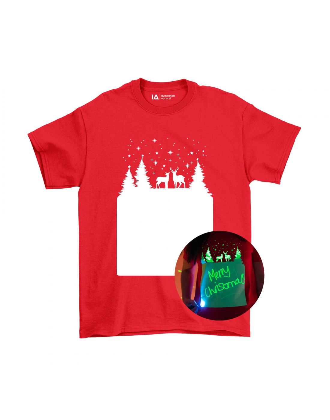 Illuminated Apparel Παιδική Μπλούζα Interactive Reindeer Glow In The Dark