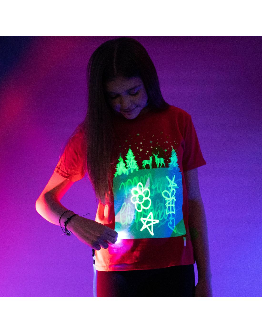 Illuminated Apparel Παιδική Μπλούζα Interactive Reindeer Glow In The Dark - Image 2
