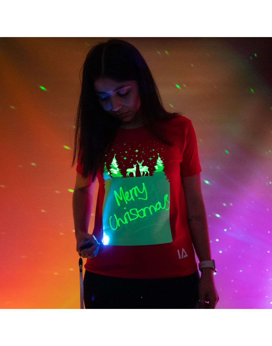 Illuminated Apparel Παιδική Μπλούζα Interactive Reindeer Glow In The Dark - Image 3