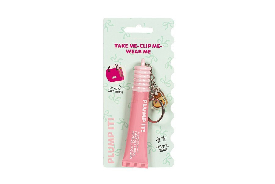 Simple Pleasures Μπρελοκ Lip Gloss Charm Caramel Cream