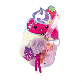 Simple Pleasures Μπρελοκ Lip Gloss Pom Pom Charms Star