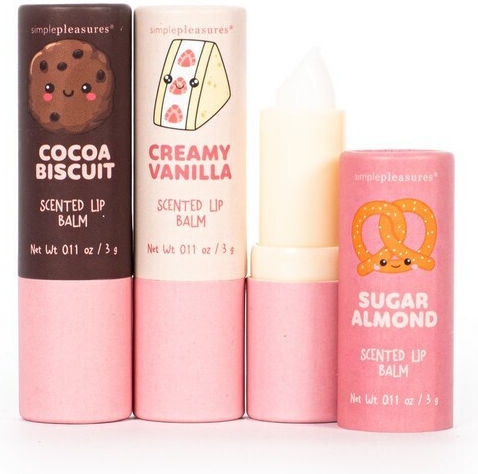 Simple Pleasures Σετ Lip Balm Kawaii Pastries 3gr - Image 2