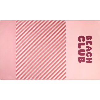 Monnëka Πετσέτα Θαλάσσης 160x90cm Stripes Bloom & Blush