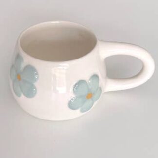 Κούπα κεραμική χειροποίητη Flower Cup Green