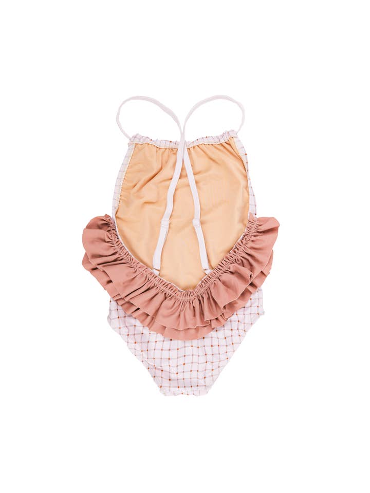 Mrs Ertha Ολόσωμο Μαγιό Eloise Organic Squares UV50+ - Image 3