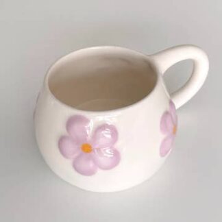Κούπα κεραμική χειροποίητη Flower Cup Violet