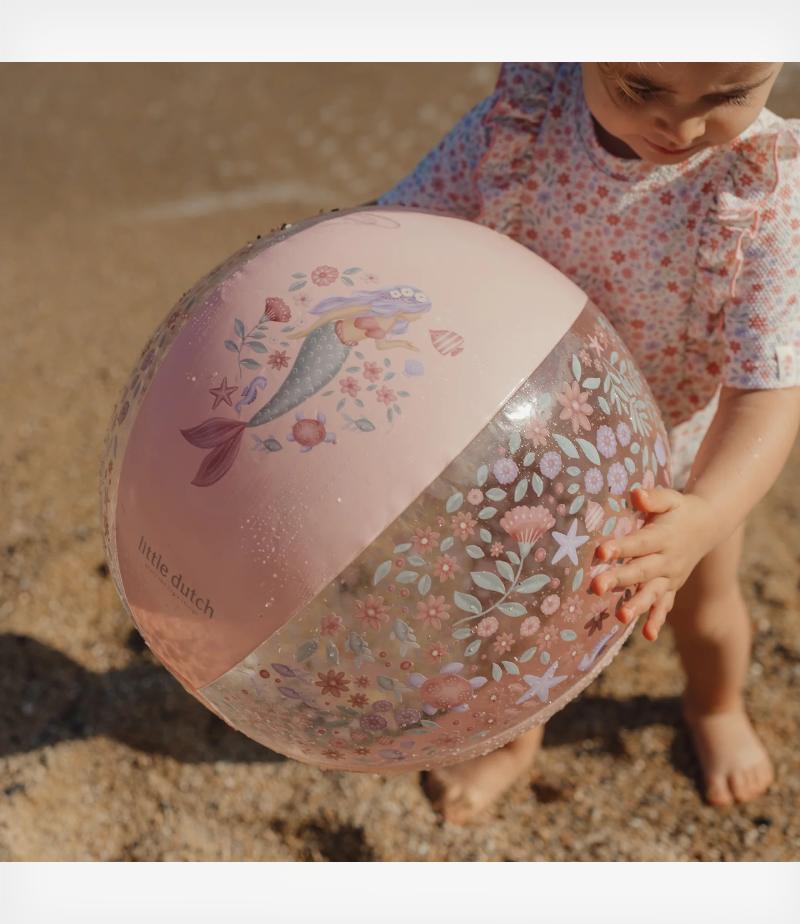 Little Dutch Μπάλα παραλίας Dreamy Mermaid Ροζ (35 εκ.) - Image 5