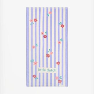 Little Dutch Πετσέτα θαλάσσης Dreamy Purple Stripe 60×120