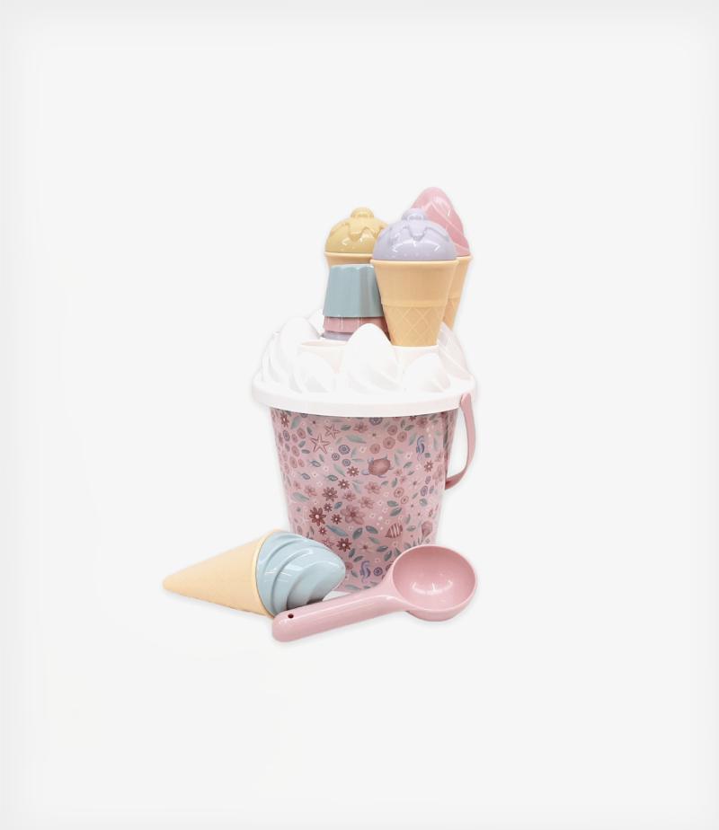 Little Dutch Σετ κουβαδάκια παραλίας Ice Cream Dreamy Mermaid Ροζ - Image 2